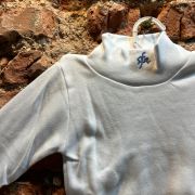 Polera jardín San Francisco. Verde – Azul