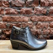 Bota plateada con taco – Keady
